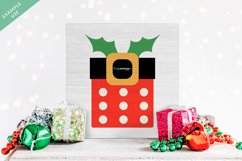 White Christmas Sign Mock up with Gift Ornaments Product Image 2