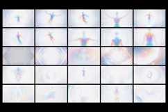 White Aura Psychedelic Holographic Textures Product Image 2