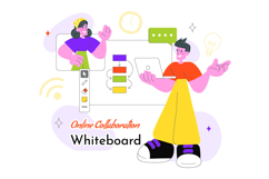 10 Online Collaboration Whiteboard Tools Illustration Product Image 4