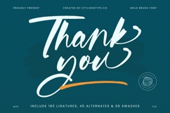 Whitela Akuatic - Bold Brush Font Product Image 20