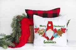 Sweet Christmas Gnomies Sublimation. Floral Merry Christmas Product Image 4