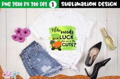 St Patricks Day Quotes with Gnomes |Sublimation Bundle Vol 2 Product Image 6