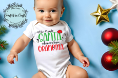 Who Needs Santa When I&#039;ve Got Grandma SVG and Sublimation Product Image 3