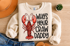 Who's your craw daddy png, Crawfish PNG Product Image 4