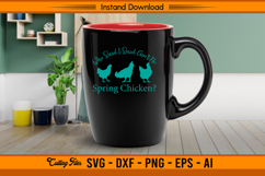 Who Said I Said Ain’t No Spring Chicken Funny SVG Product Image 3
