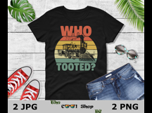 Who Tooted Png, Railroad Png, Steam Train Png, Train Png Product Image 2