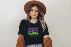 Spooky Vibes Retro Gradient PNG Sublimation Halloween Product Image 5