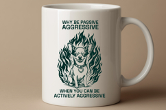Funny Actively Aggressive Chihuahua SVG Dog Design Product Image 2