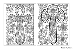 Wiccan Coloring Pages | Witchy Coloring Page for Adults Product Image 3