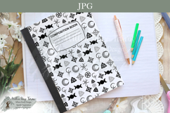 Wiccan Witchy Symbol Composition Notebook Cover Printable Product Image 2