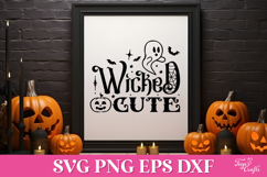 Wicked Cute Halloween SVG Quote Product Image 2