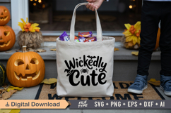 Wickedly Cute SVG File | Spooky Halloween SVG Product Image 4