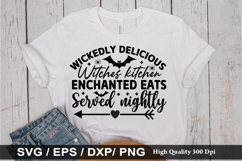 Wickedly delicious witches kitchen SVG - Halloween Design Product Image 1