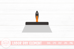 Wide Spatula Clipart | Labor Day Elements Product Image 1