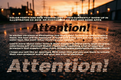 WideTread. Opentype SVG color font Product Image 9