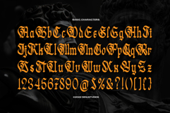 Welgard | Black Metal Font Product Image 11