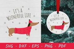 Christmas cut file being used as a shirt print by a dog lover
