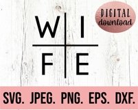 Wife Hubs SVG - Just Married SVG - Honeymoon SVG Wifey Hubby Product Image 2