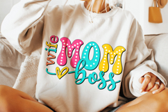 Wife Mom Boss PNG, Boss Lady PNG, Girl Boss PNG, Boss Mom Product Image 3