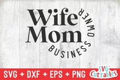 Small Business SVG | Wife Mom Business Owner Product Image 2