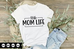 Wife mom life - Nurse SVG Design Product Image 1
