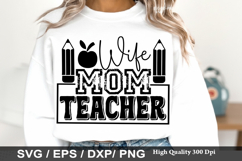 Boho Teacher SVG Design - Teacher of Smart Cookies Product Image 6