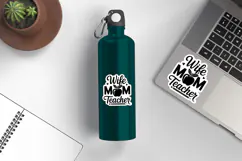 Wife Mom Teacher SVG File | Back to School Sticker | Teacher Product Image 2