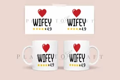 wifey rating coffee glass wrap svg glass mug svg presized for 11oz and 15oz glass ready to cut and sublimation files