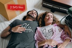 Wifey Hubby est SVG, Hubby &amp; Wifey Est 2023 SVG, Hubby Wifey Product Image 5