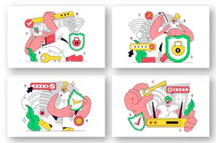 6 WiFi Security Vector Illustration Product Image 2