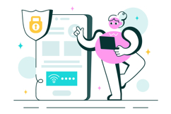 10 WiFi Security Wireless Technology Illustration Product Image 4