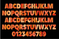 Wiggle-Orange Color Font Product Image 4