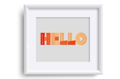 Wiggle-Orange Color Font Product Image 6
