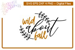 Wild About Fall - Fall SVG Design Product Image 1