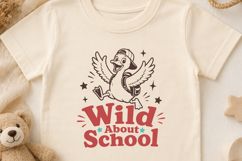 Wild About School SVG, Funny Back to School Duck PNG Design Product Image 2