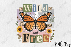 Wild &amp; Free Butterfly PNG Product Image 2