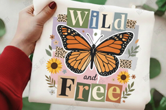 Wild &amp; Free Butterfly PNG Product Image 1