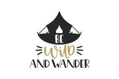 Wild And Wander SVG Cut File Product Image 1