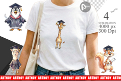 Wild Animal Graduation Party Sublimation Product Image 1