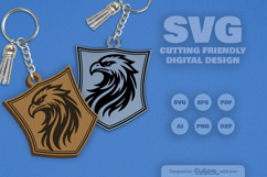 Wild Animal Keychain Laser Cut SVG Product Image 11