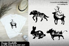 Animals SVG, Wild Animals Bundle SVG, cut file for Cricut Product Image 1