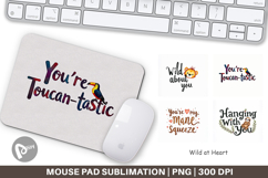 Wild at Heart Valentine Mouse Pad Product Image 1