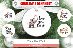 Wild at Heart Valentine Ornament Product Image 1