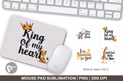 Wild at Heart Valentine Mouse Pad Product Image 1