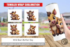 Tumbler Wild Boar Mother&#039;s Day Product Image 1