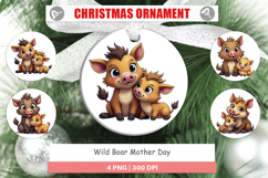 Ornament Wild Boar Mother&#039;s Day Product Image 1