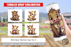 Tumbler Wild Boar Mother&#039;s Day Product Image 1