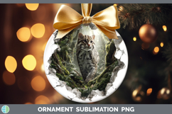 GorgeousWild Cats 3D Hole Ornament design.