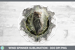 GorgeousWild Cats 3D Hole Wind Spinner design.