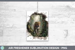 GorgeousWild Cats 3D Hole Air Freshener design.
